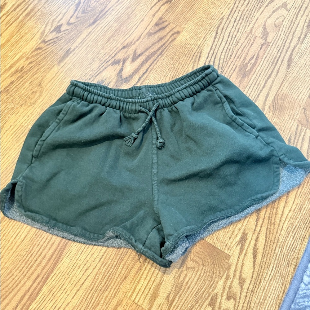 Brandy Green Sweat Shorts